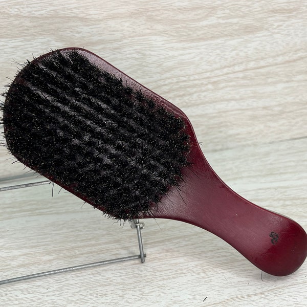 Boar Bristle Hair Brush Made in Usa Etsy