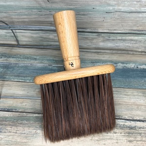 Natural Tampico & Wood Handle Small Scrub Brush with Square Ends