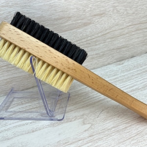 USA Made 2 Sided Boar Hair Soft & Firm Bristles Beechwood Wood 9” Soft Smoothing Detangling Wet Dry Brush Hair Beard etc Dixie Cowboy