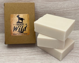 Handcrafted Goat's Milk Soap 3.5 oz Texas Farm Raised Goats SOAPS SHIP FREE with any order Bar Herbal Essential Oils All Natural