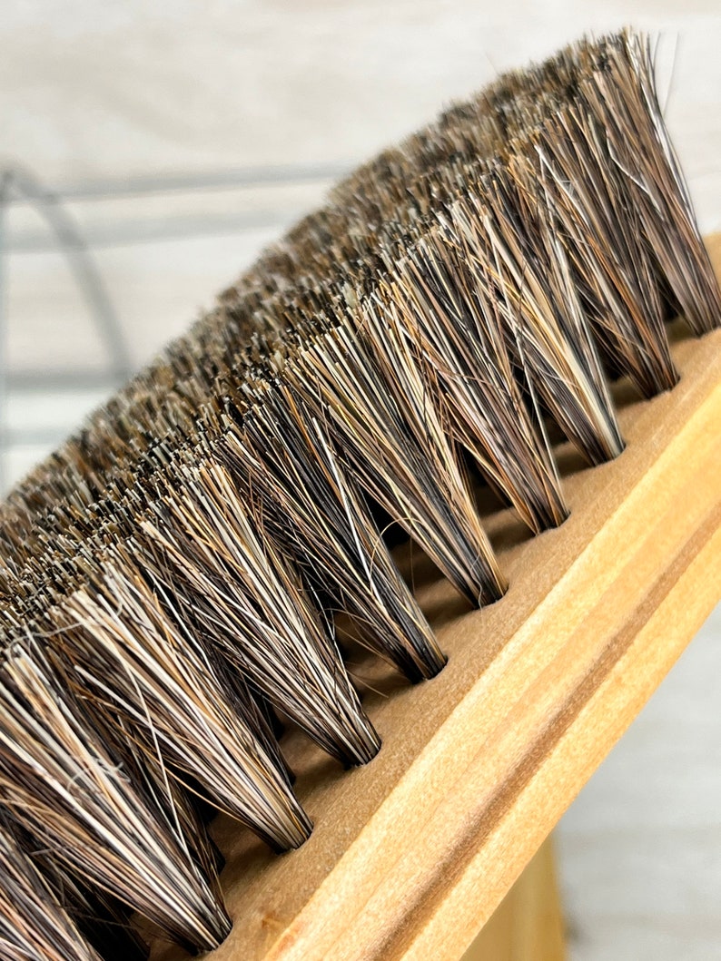 USA Made MAPLE Wood Horsehair Horse Hair Beard Bristle Brush Etsy