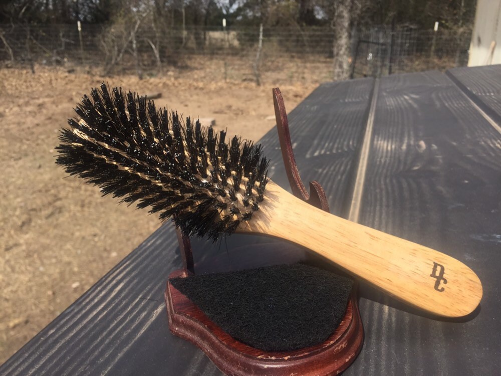 Natural Pure BOAR 9 Smoothing Detangling Hair Stiff FIRM Retro 80s Style Brush USA Made Hair Beard Wood Handle Dixie Cowboy tx62 Natural Pure BOAR 9 Smoothing Detangling Hair Stiff FIRM Retro 80s Style Brush USA Made Hair Beard Wood Handle Dixie Cowboy tx62