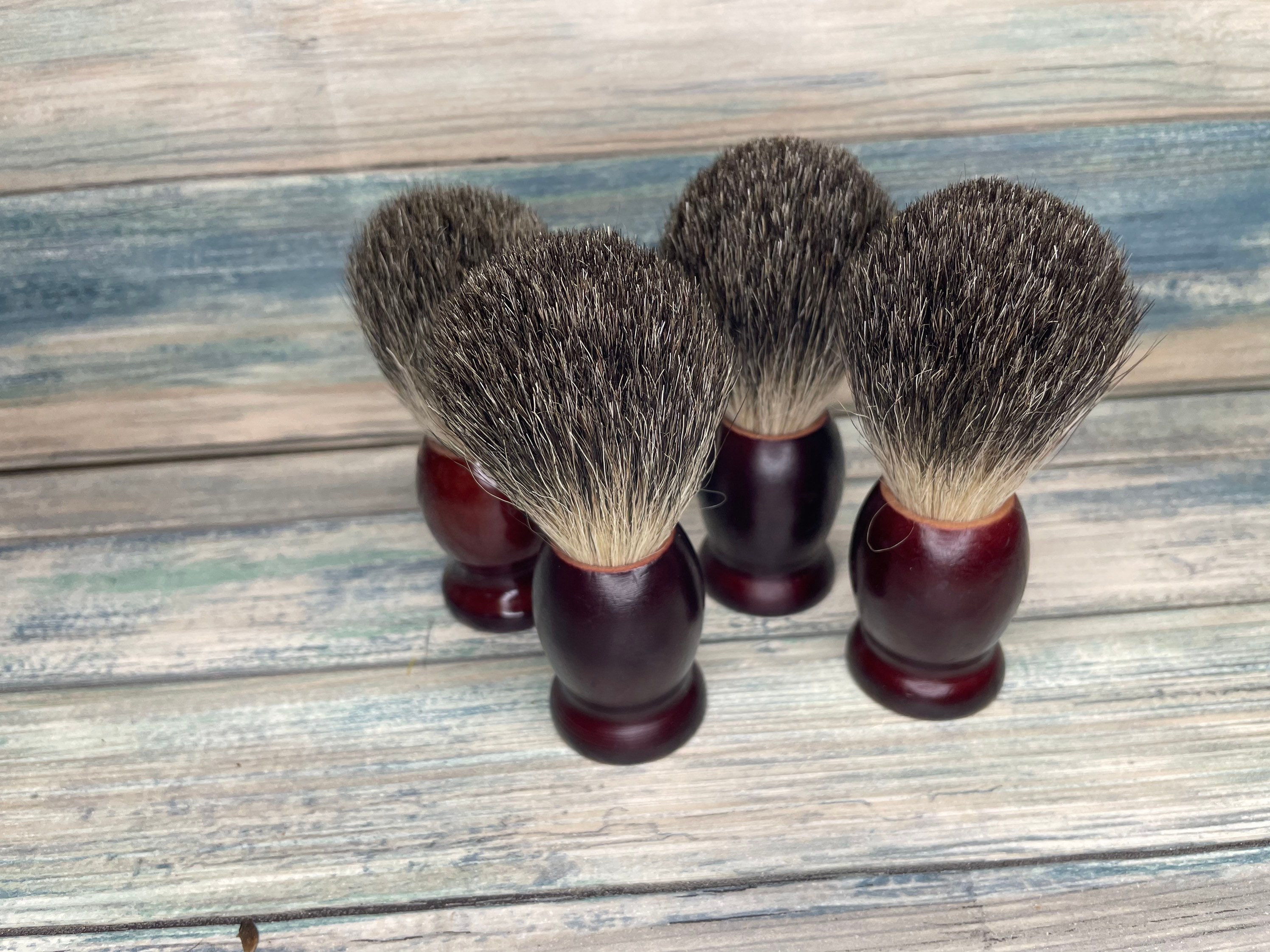 USA Made Reclaimed Wood & REAL Silvertip BADGER Hair Shaving Lather Shave Brush Soap Men's Women's Dixie Cowboy USA Made Reclaimed Wood & REAL Silvertip BADGER Hair Shaving Lather Shave Brush Soap Men's Women's Dixie Cowboy