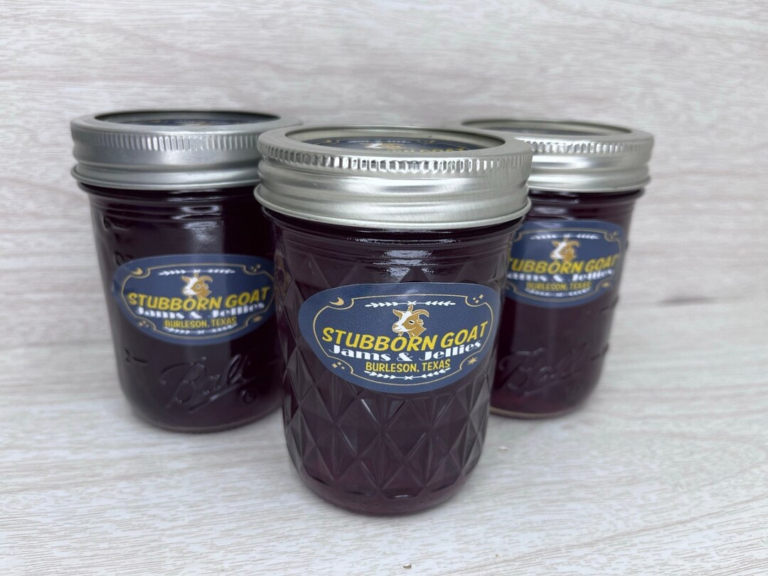 TEXAS MUSTANG GRAPE & Apple Jelly by Stubborn Goat Homemade Jams and