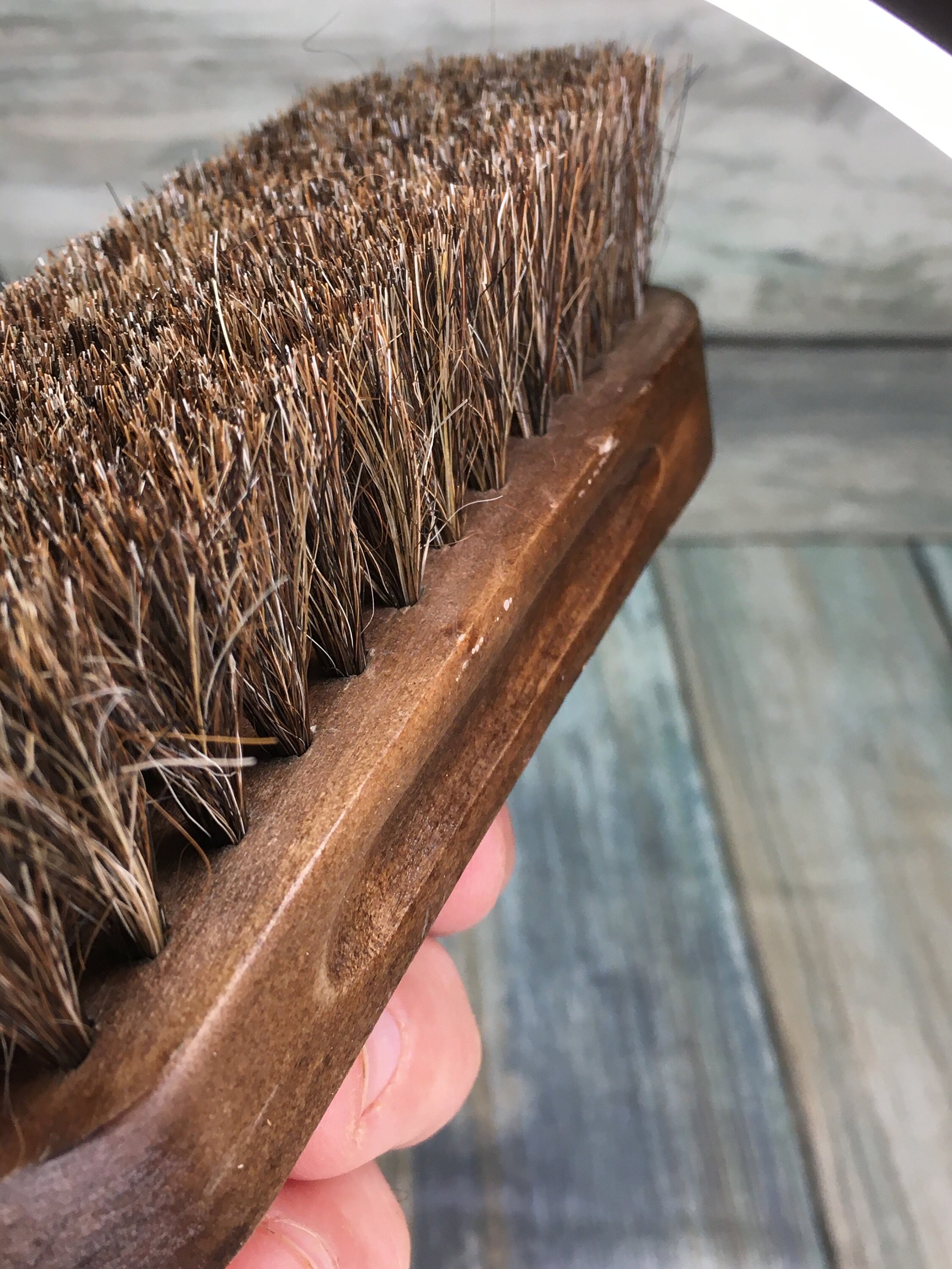 USA Made Natural BOAR Hair Wood Beard Bristle Super Soft Brush BEARDS 