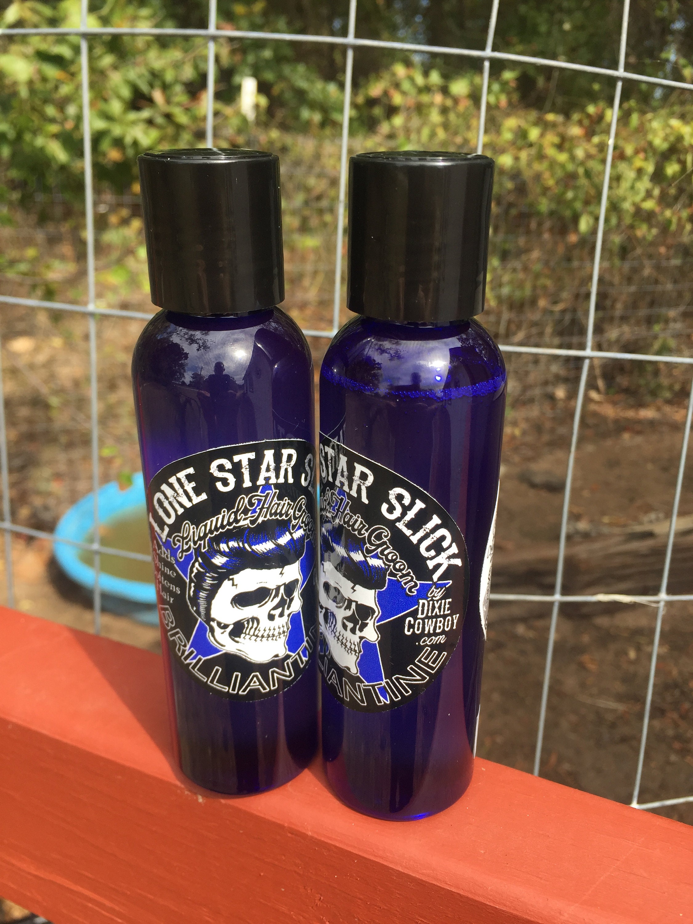Lone Star Slick BRILLIANTINE 4oz Liquid Hair Groom Oil ...