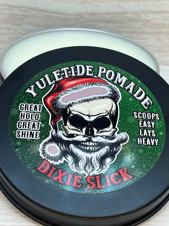 YULETIDE CHRISTMAS Hair POMADE Dixie Slick Christmas Holiday 4oz Rockabilly  Greaser Styling Wax Grease by Dixie Cowboy Holiday Yule Winter - Etsy
