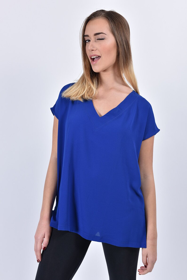 aqua blue women's tops