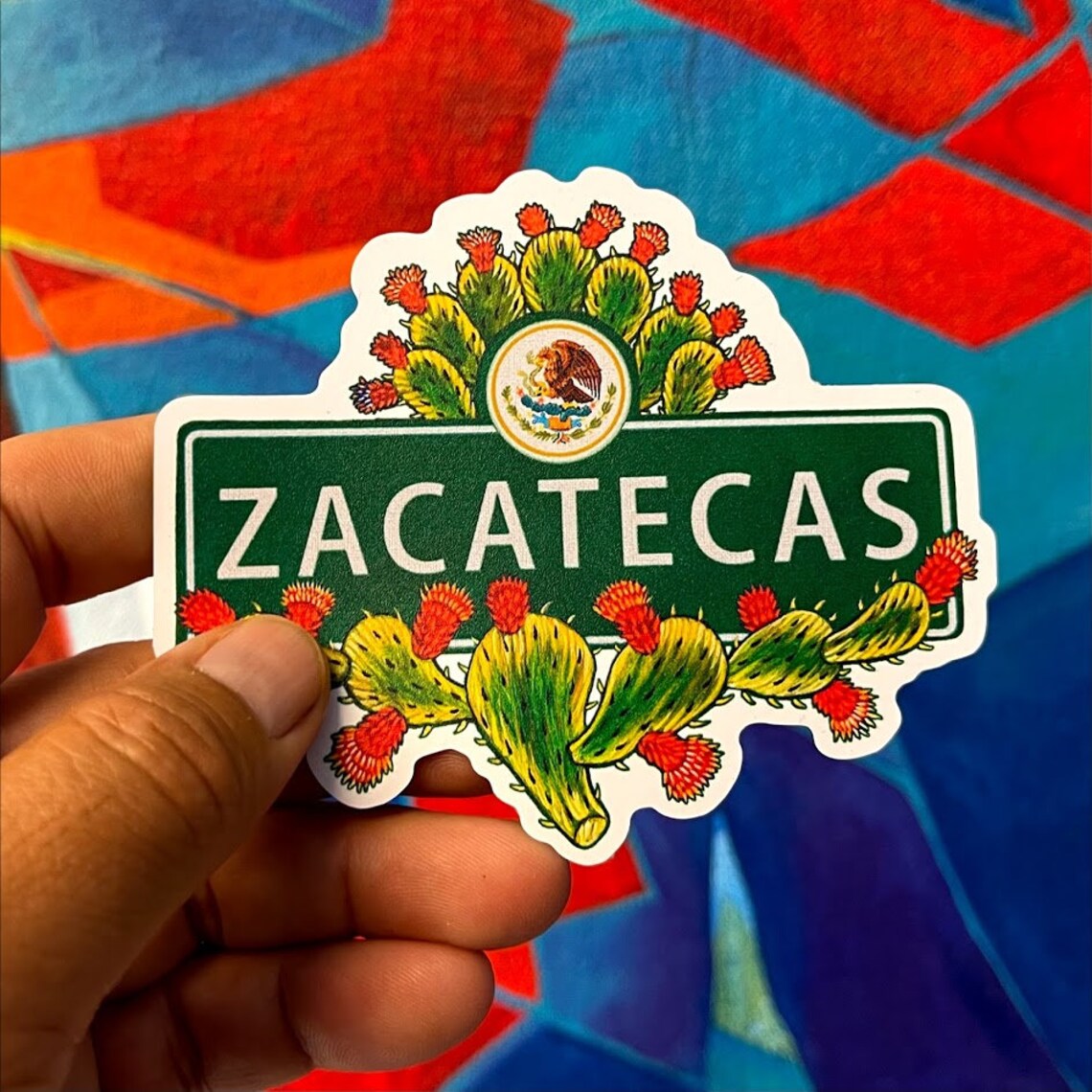 Zacatecas Sticker 4 X 3.5 Etsy