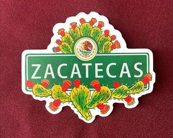 Zacatecas Sticker (4" X  3.5")