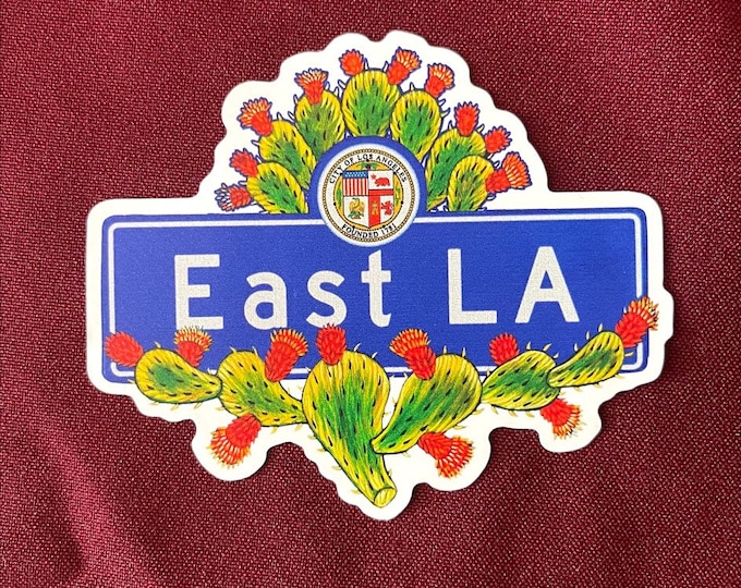 Featured listing image: East LA Sticker (4" X  3.5")