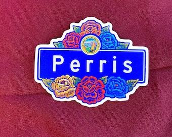 Perris Sticker (4" X  3.5")