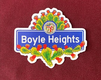 Boyle Heights Sticker (4" X  3.5")