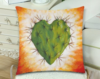 Corazon Nopal Pillow