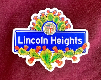 Lincoln Heights Sticker (4" X  3.5")