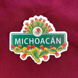 Michoacan Sticker (4" X  3.5")