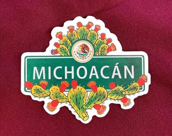 Michoacan Sticker (4" X  3.5")