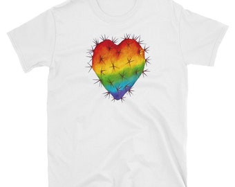 Corazon Nopal Orgullo Short-Sleeve Unisex T-Shirt