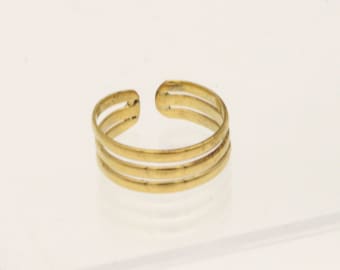 Foot ring toe ring brass