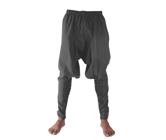 Pantalones haren pantalones parkour piernas estrechas gris Etsy Espana