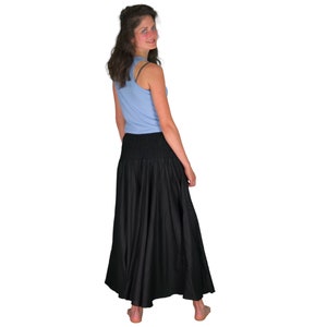 Culottes skirt maxi black image 5