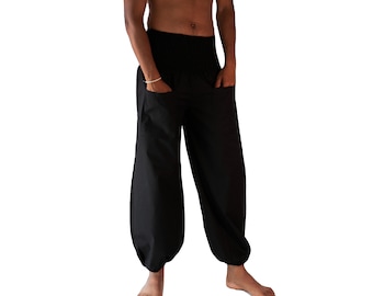 Pantalon pantalon de yoga en noir