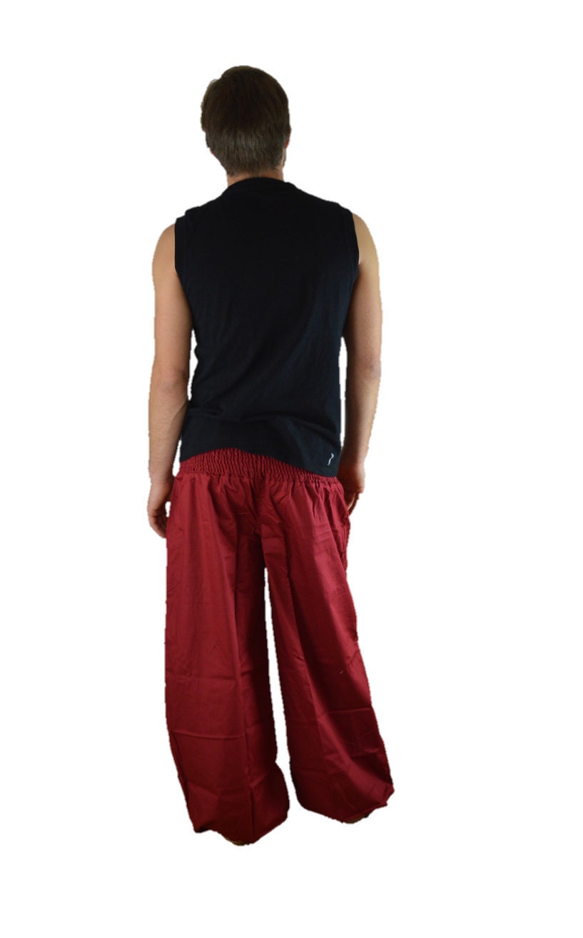 Cotton Yoga Pants BIG AND TALL Sarouel Pant Harem Pant Etsy