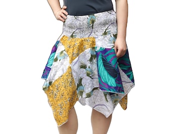 Patchwork Hanky Skirt Cotton Fairy Skirt