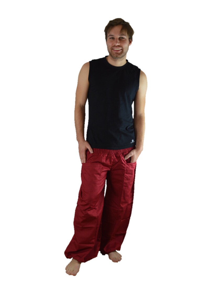 Cotton Yoga Pants BIG AND TALL Sarouel Pant Harem Pant - Etsy
