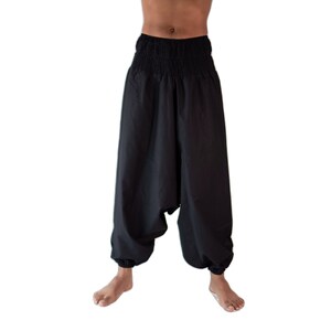 Harem Pants in solid black