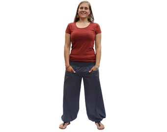 Harem Pants with pockets Yoga Pants in grey