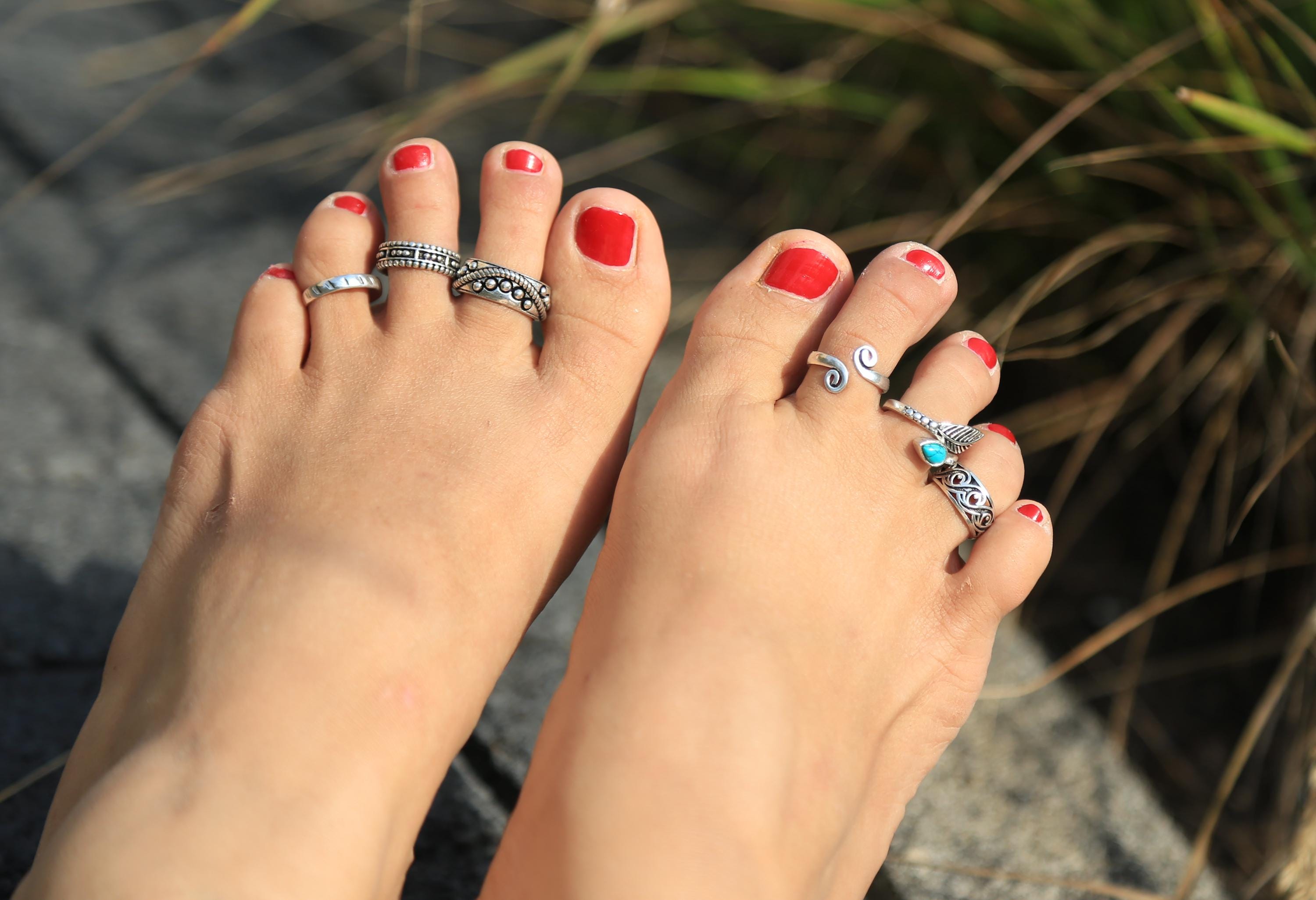Foot Ring Toe Ring Brass - Etsy