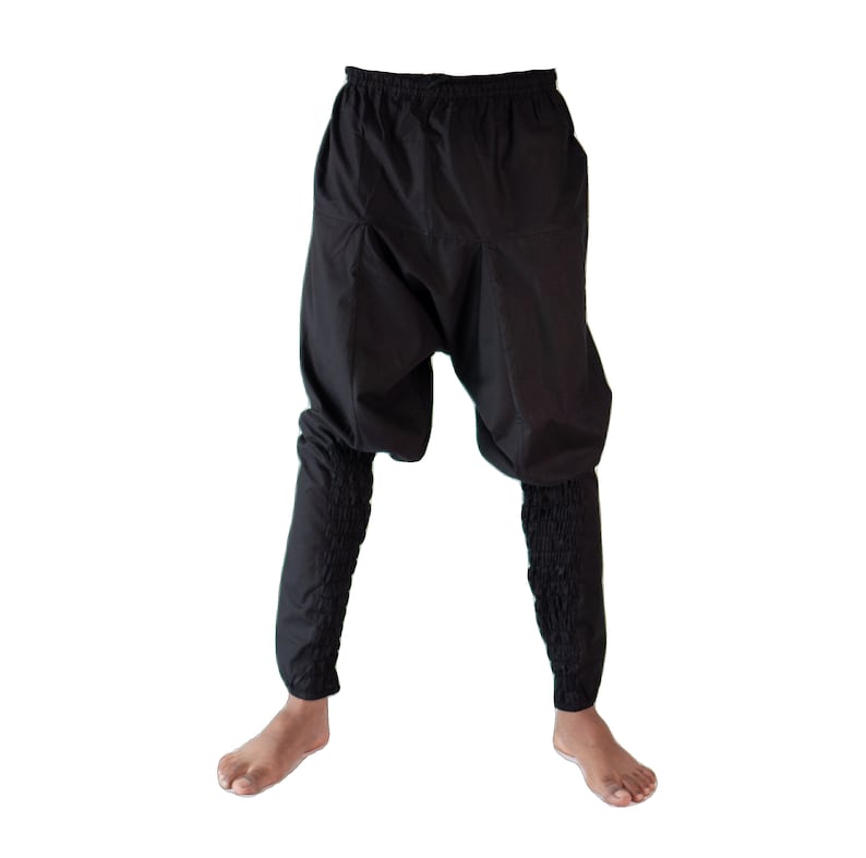 Black Harem Trouser Afghani Pant Sarouel Trouser Cotton - Etsy