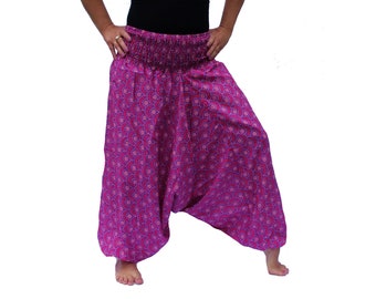 Women's Harem Pants Free-Size pink