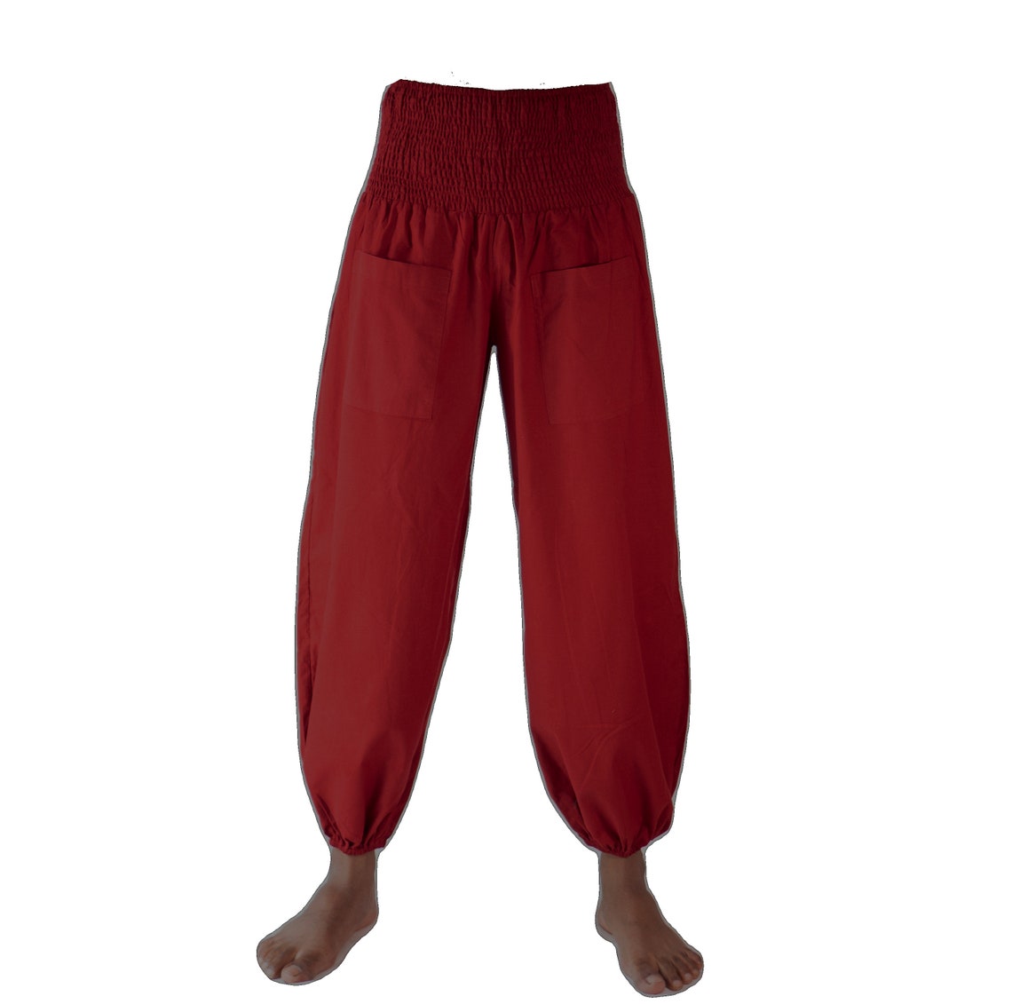 Cotton Yoga Pants BIG AND TALL Sarouel Pant Harem Pant Etsy