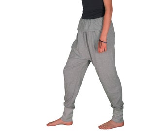 Comfortable jersey bloomers pants in grey