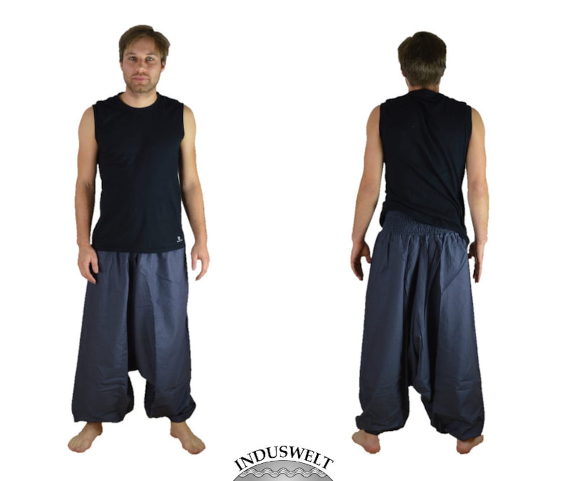 Hem Button Sarouel Pants