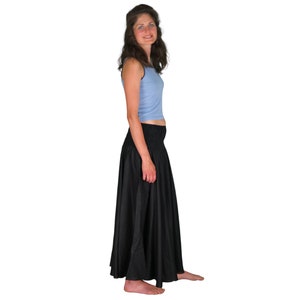 Culottes skirt maxi black image 4