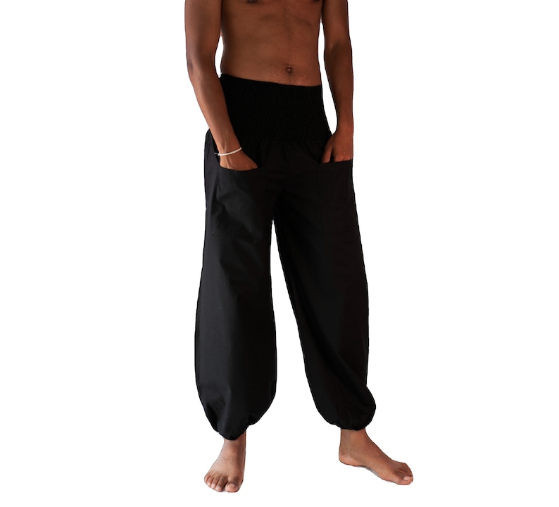 Harem Pants in black with pockets image 4