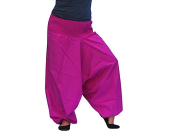Harem Pants in solid pink