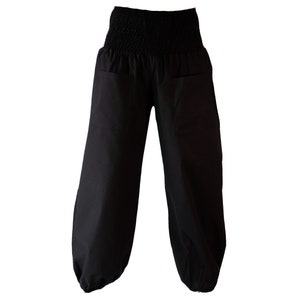 Harem Pants in black with pockets image 1