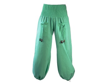 Pantalon pantalon pumphose de yoga Haremshose Vert