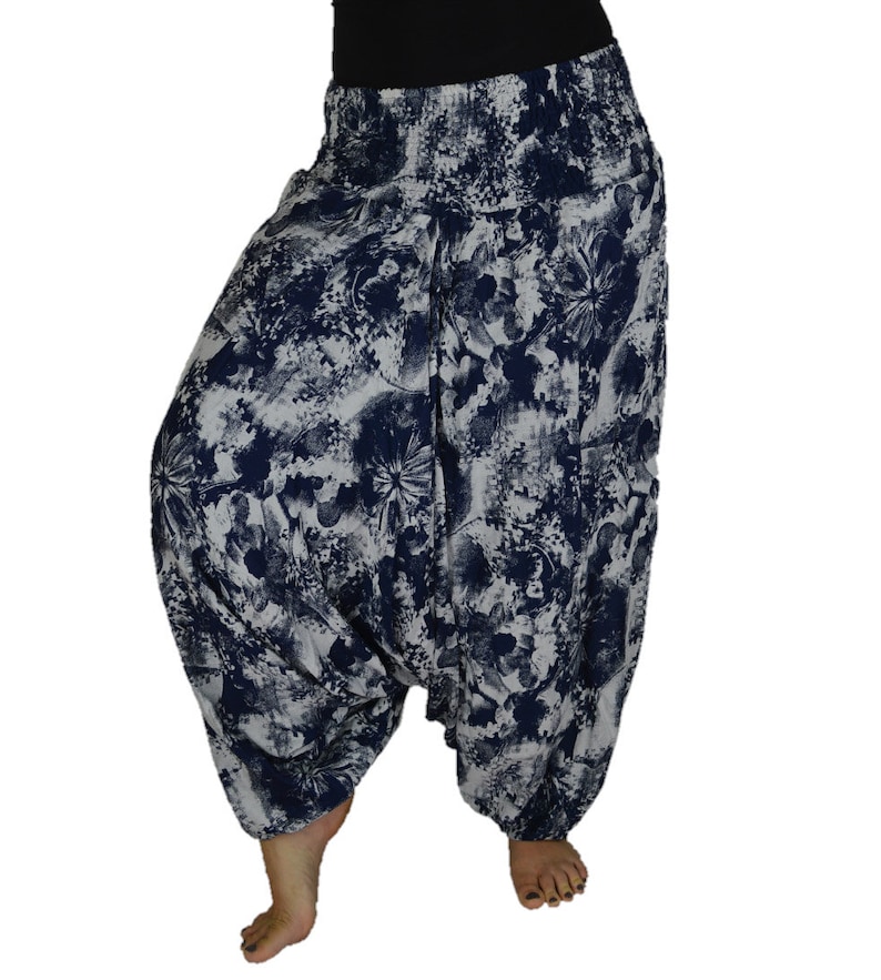Plus Size Harem Pants with Long Length