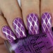 Fishnet Nail Art, Nail Vinyls, Nail Stencils, Nail Decals, Nail Stickers 20 Count