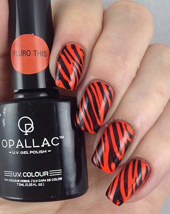 Tiger Print Nail Art Nail Vinyls Nail Stencils Nail Decals Etsy image 0 - Tiger Print Nail Art Nail Vinyls Nail Stencils Nail Decals Etsy