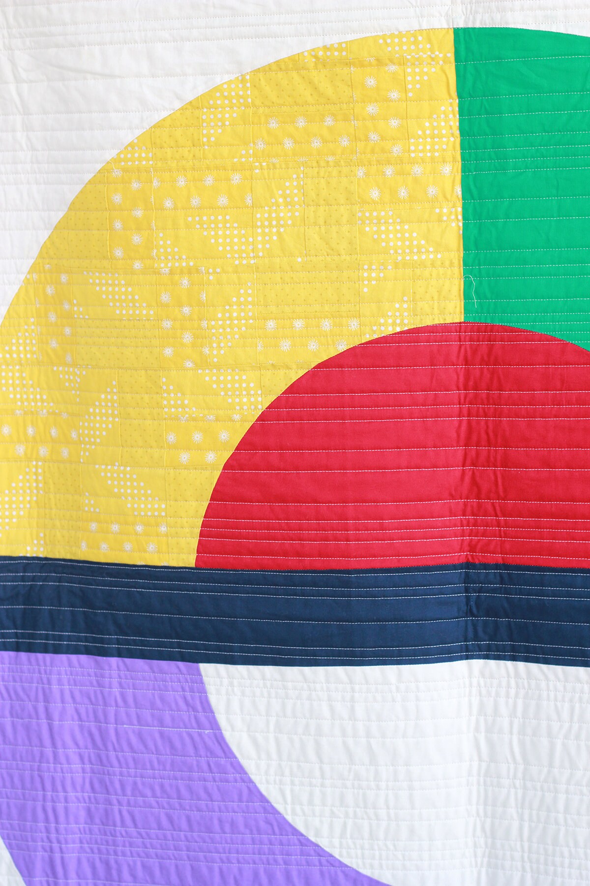 Cerchio - Modern Circle PDF Quilt Pattern - Drunkards Path Construction ...