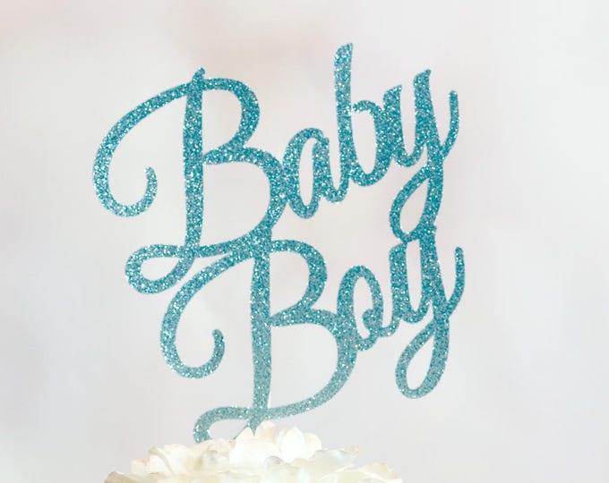 Boy Baby Shower Cake Topper Ahoy Its A Boy Nautical Party - Etsy