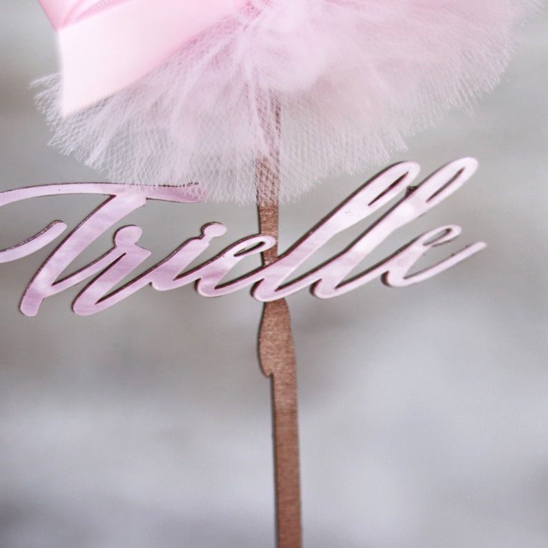 Ballerina Cake Topper Ballerina Party Decorations Etsy