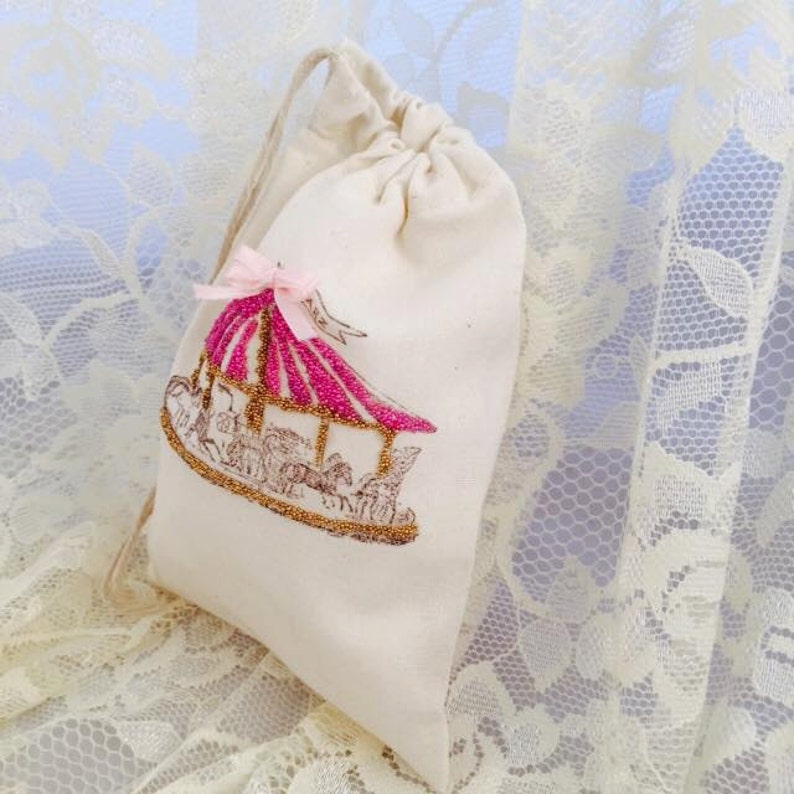Carousel Party Favor Bags Carousel Party Carousel Horse Etsy