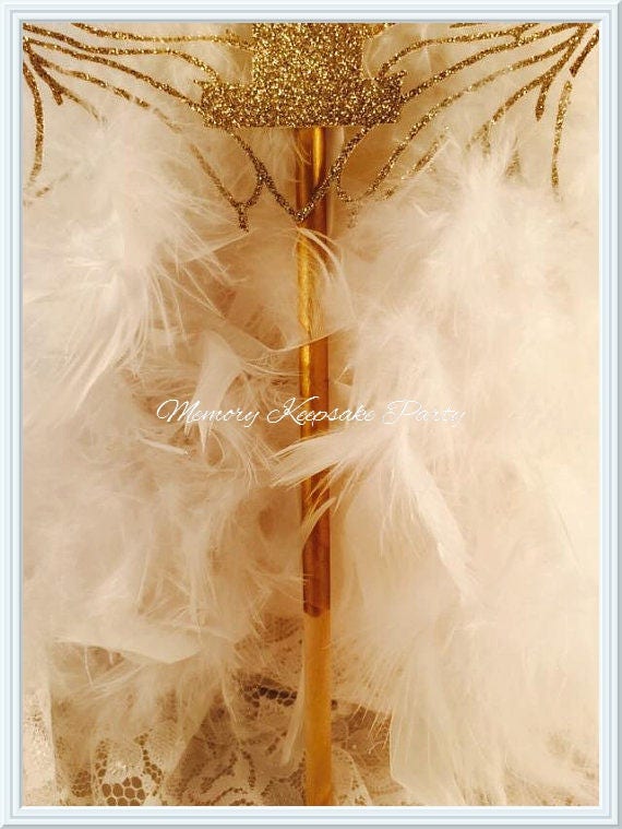 Angel Wings Cake Topper Angel Party Decorations Angel Etsy